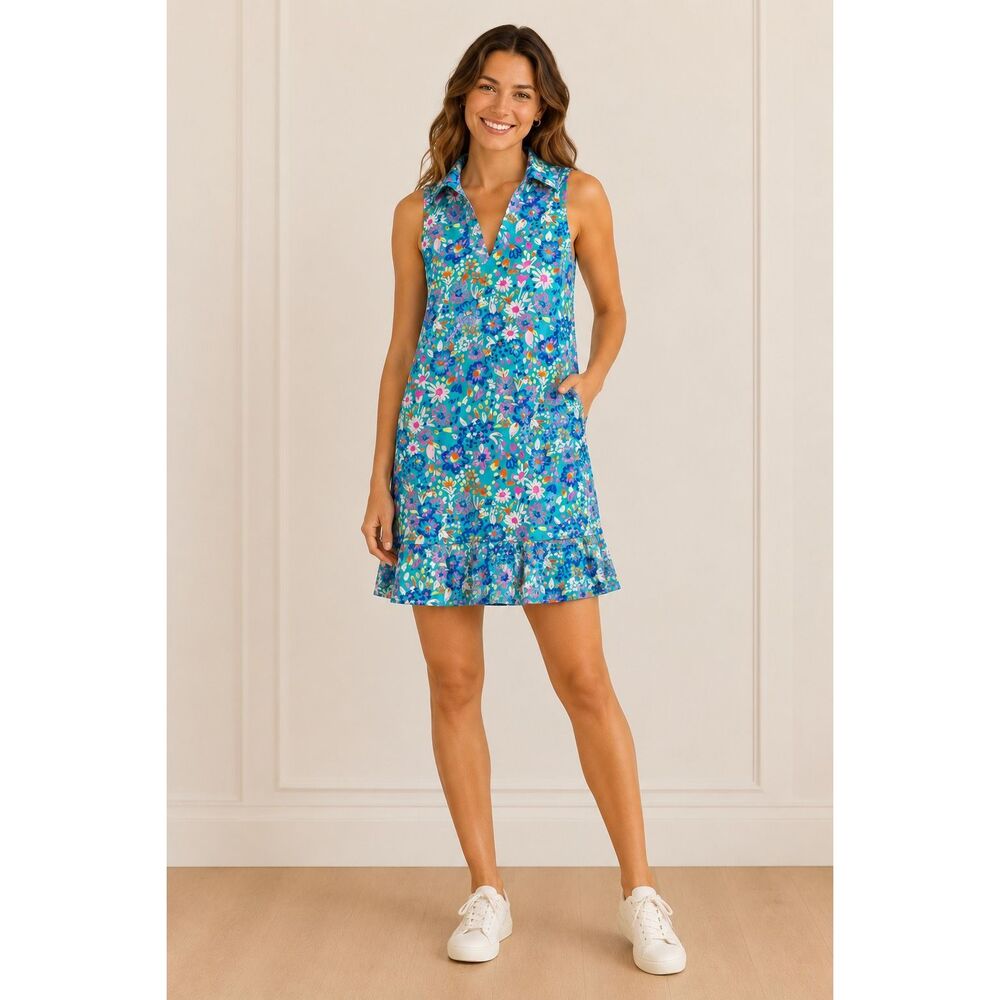 Aryeh Floral Dress Racerback NWT Size XS UPF 50
